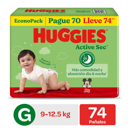 Pañal Huggies Active Sec BigPack THA